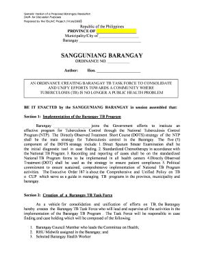 platform for barangay kagawad